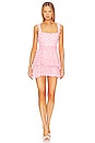 view 1 of 3 Meg Mini Dress in Pink Eyelash