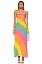 view 1 of 3 Island Nights Tube Dress in Salty Rainbow Stripe