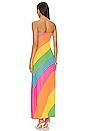 view 3 of 3 Island Nights Tube Dress in Salty Rainbow Stripe