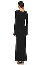 view 3 of 3 Vacay Maxi Dress in Black Rib Knit