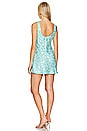 view 3 of 4 Serenade Mini Dress in Aquamarine Shell