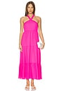 view 1 of 3 Hallie Halter Dress in Hot Pink