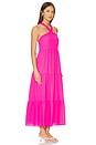 view 2 of 3 Hallie Halter Dress in Hot Pink