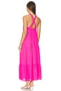 view 3 of 3 Hallie Halter Dress in Hot Pink