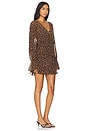 view 2 of 3 Fleetwood Mini Dress in Leopard Latte