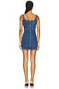 view 3 of 4 Corset Mini Dress in Blue Indigo