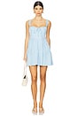 view 1 of 3 Rosie Mini Dress in Blue Cottage