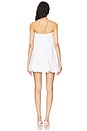 view 3 of 3 VESTIDO TIPO BOLHA BEVERLY in White Poplin