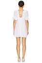 view 3 of 3 Toulouse Dress in White Eyelet