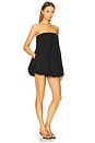 view 2 of 4 Beverly Bubble Dress in Black Poplin