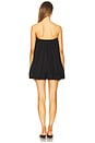 view 3 of 4 Beverly Bubble Dress in Black Poplin