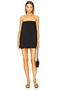 view 4 of 4 Beverly Bubble Dress in Black Poplin