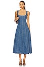 view 1 of 3 Prim Midi Dress in Windy Indigo