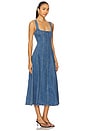 view 2 of 3 Prim Midi Dress in Windy Indigo