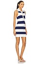 view 2 of 3 Zoe Button Sweater Dress in Sailor Blue Stripe