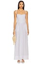 view 1 of 4 Dixie Maxi Dress in White Poplin