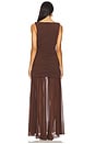 view 3 of 3 Aria Maxi Dress in Chocolate