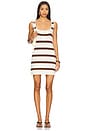 view 1 of 3 Mellow Mini Dress in Driftwood Stripe