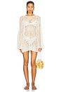 view 1 of 3 Paula Pullover Coverup in White Crochet