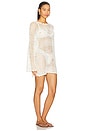 view 2 of 3 Paula Pullover Coverup in White Crochet
