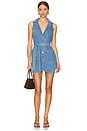 view 1 of 3 Fairfield Vest Dress in Gusty Blue