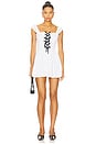 view 1 of 3 Mabel Mini Dress in White Voile