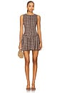 view 1 of 4 Meester Mini Dress in Saddle Plaid