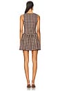 view 3 of 4 Meester Mini Dress in Saddle Plaid