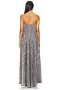view 3 of 4 Athena Maxi Dress in Pleated Silver