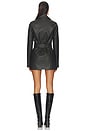 view 3 of 3 Stapleton Mini Dress in Caviar Faux Leather