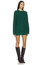 view 2 of 3 Canyon Tunic Sweater Dress in Emerald Cable Knit