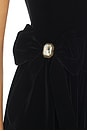 view 4 of 4 RICCI ミディ丈ドレス in Black Velvet