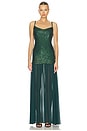 view 2 of 5 Dalia Maxi Dress in Emerald Sequins