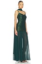 view 3 of 5 Dalia Maxi Dress in Emerald Sequins