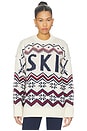 view 1 of 4 Ski in Sweater Dress in Cream Ski Knit