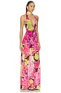 view 3 of 4 Katia Maxi Dress in Tropic Night Mesh