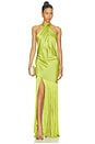 view 1 of 3 ROBE JASMINE in Chartreuse