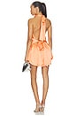 view 3 of 3 ROBE BRYNN in Cantaloupe Luxe Satin