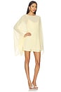 view 2 of 3 Olsen Mini Dress in Pale Yellow Chiffon