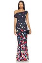 view 1 of 3 VESTIDO WINONA in Falling Floral