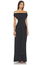 view 2 of 3 VESTIDO WINONA in Black