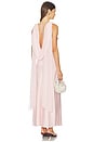 view 3 of 3 ROBE MAYA in Powder Pink Luxe Satin