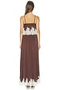 view 3 of 4 MAXIVESTIDO EMMYLOU in Chocolate Satin