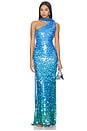view 1 of 4 MAXIVESTIDO GISELLE in Sapphire Sequins