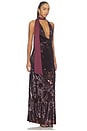 view 2 of 4 ROBE SIMONE  in Burgundy