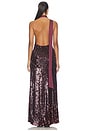 view 4 of 4 ROBE SIMONE  in Burgundy