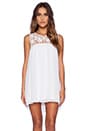 view 1 of 4 Baskin Mini Dress in White Crisp