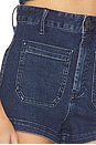 view 6 of 6 Palm Springs Hot Shorts in Moonlit Blue
