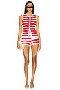 view 5 of 6 Devin Short in Red Stripe
