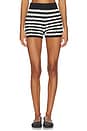 view 1 of 6 Inez Shorts in Black & White